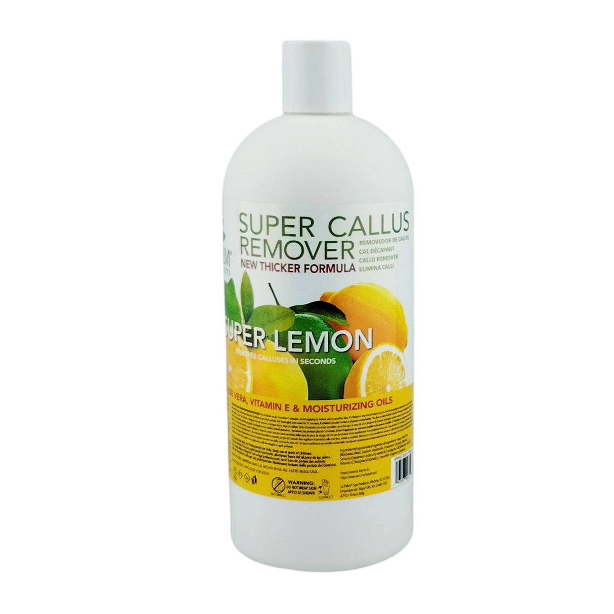 La Palm Super Callus Remover 946ml 32oz Bottle - Super Lemon