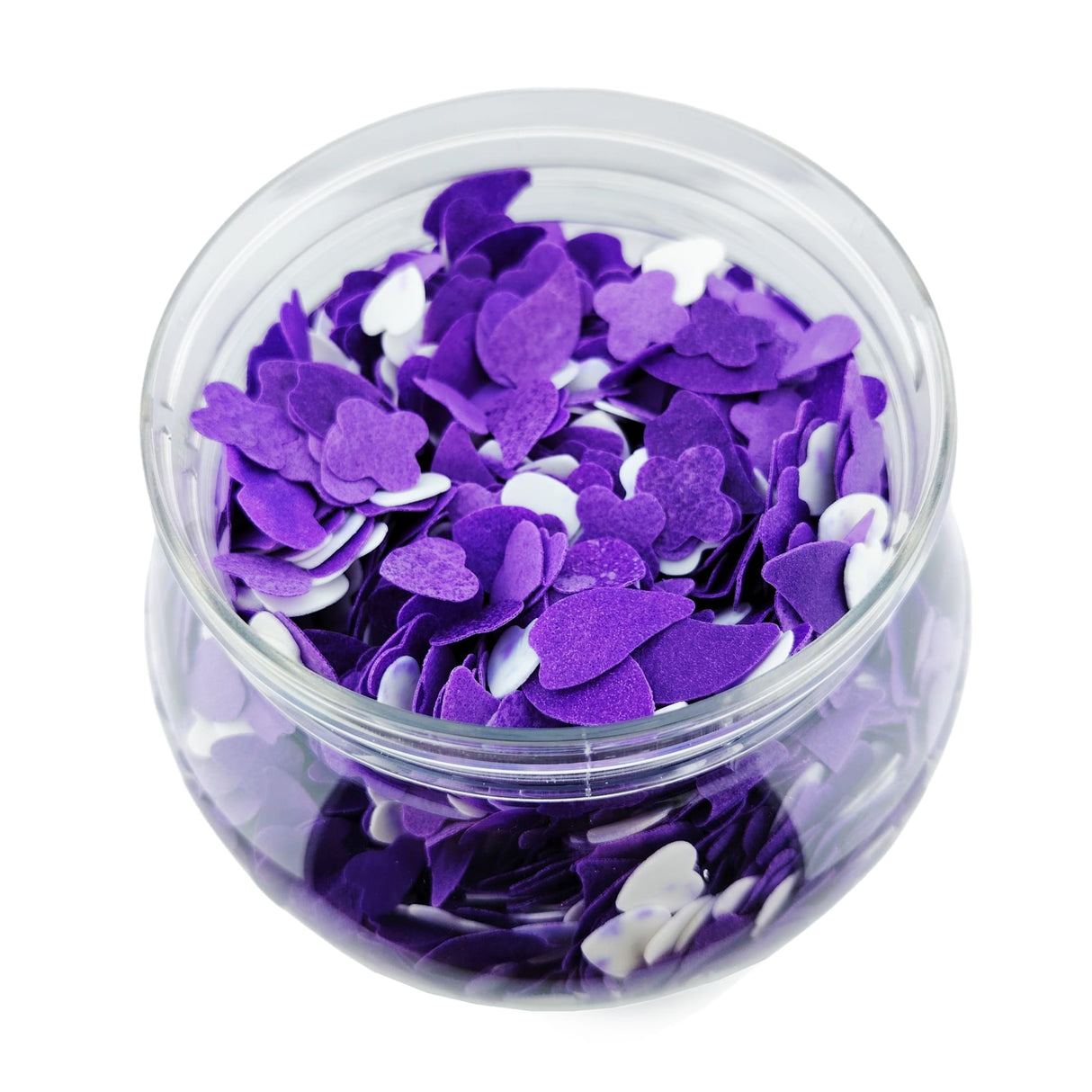 La Palm VolcanoSpa Dry Bath Soap Flowers (gallon) Bottle - Lavender Eruption Content Close Up