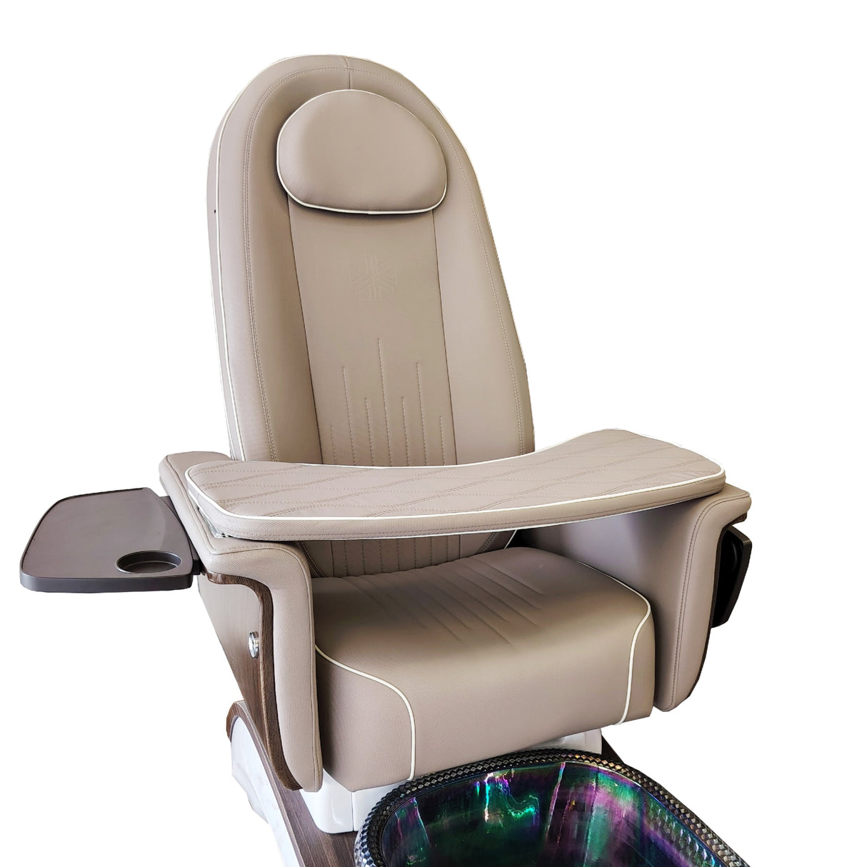 Lexor Manicure Board Claystone Demo Display On Pedicure Chair