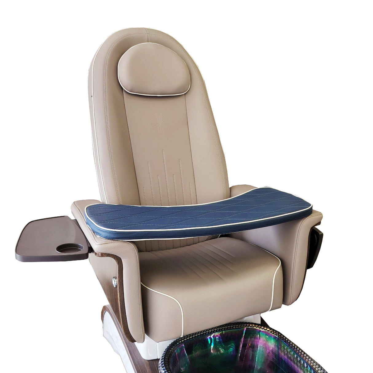 Lexor Manicure Board Midnight Demo Display On Pedicure Chair