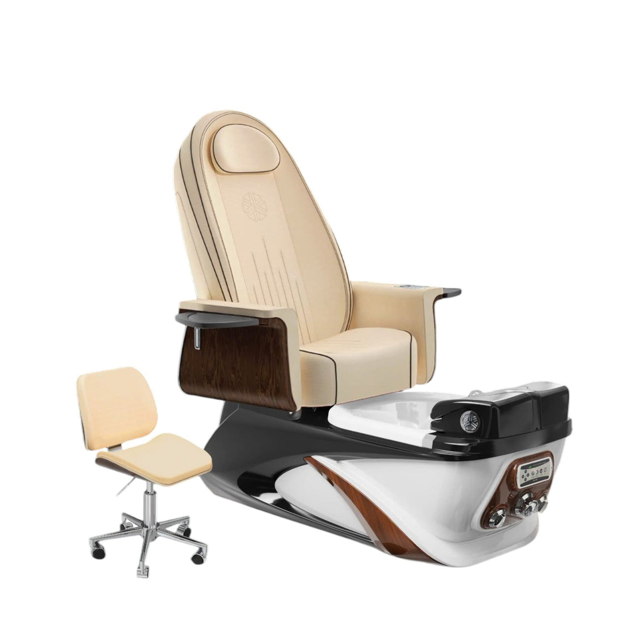 Lexor PSD Luxe Salon Pedicure Spa Chair - Ivory