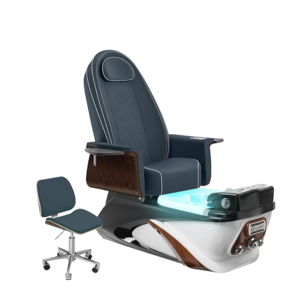 Lexor PSD Luxe Salon Pedicure Spa Chair - Midnight