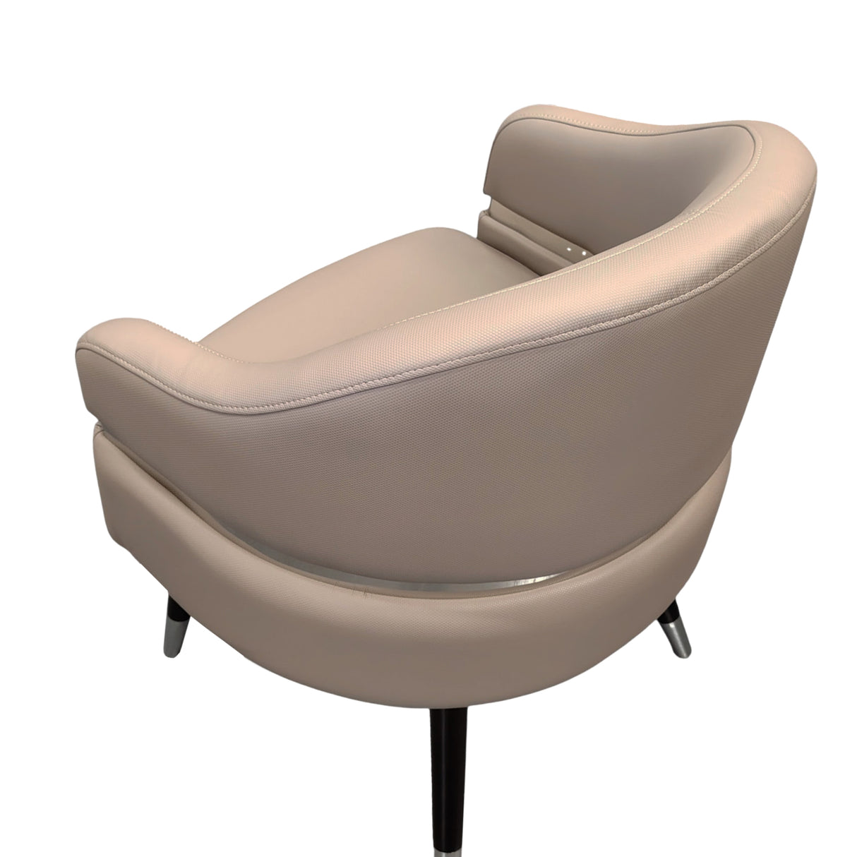 Lexor Stationary Customer Chair 2.6 - Claystone Back View