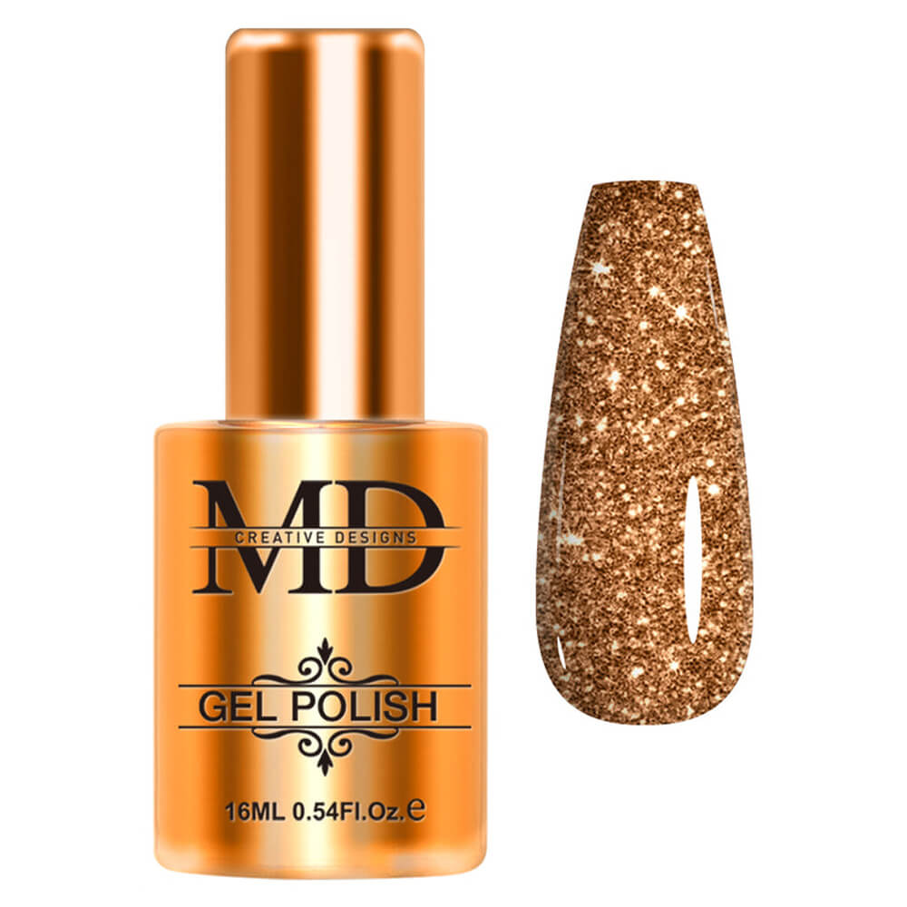 MD Nail Gel Polish Bottle With Colour Sample K115