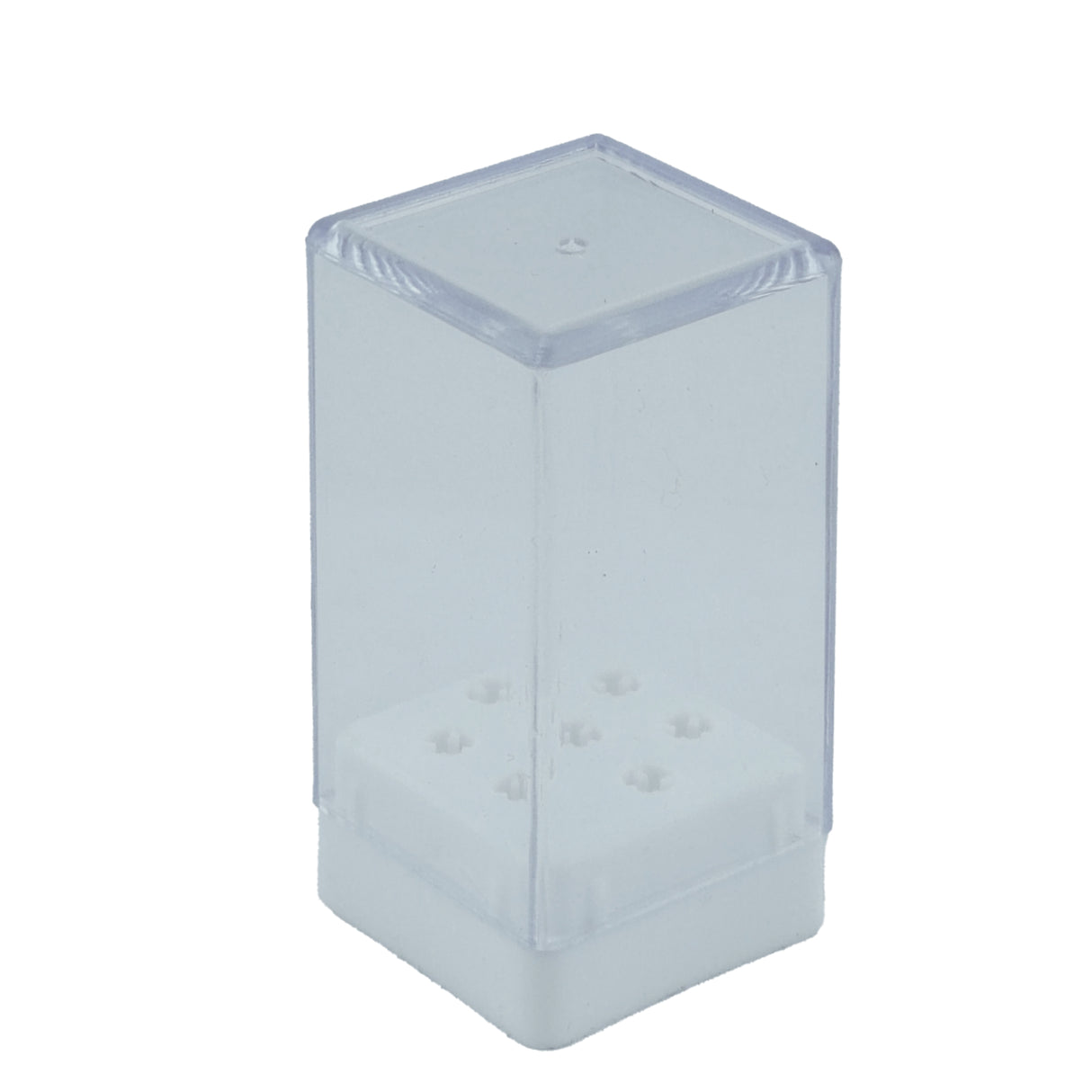 Nail Drill Bit Holder 7 Slots Closed Box Side View