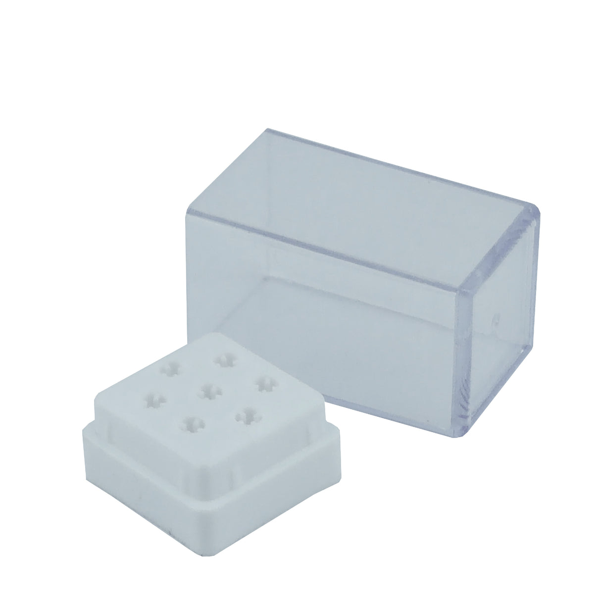 Nail Drill Bit Holder 7 Slots Opened Box View