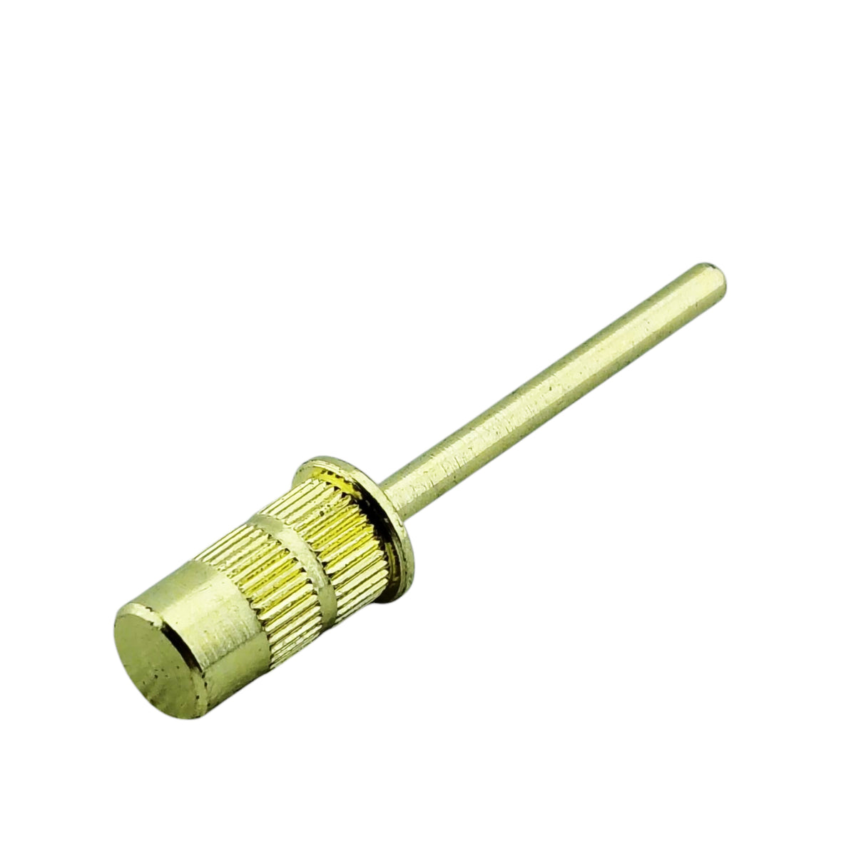 Nail Drill Bit Mandrel Gold Colour Top View