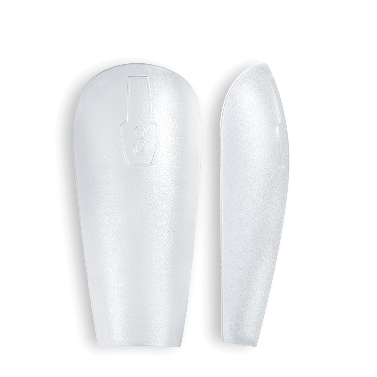 OPI GELevate Soft Gel Tips - Medium Coffin Clear Tips Close Up View