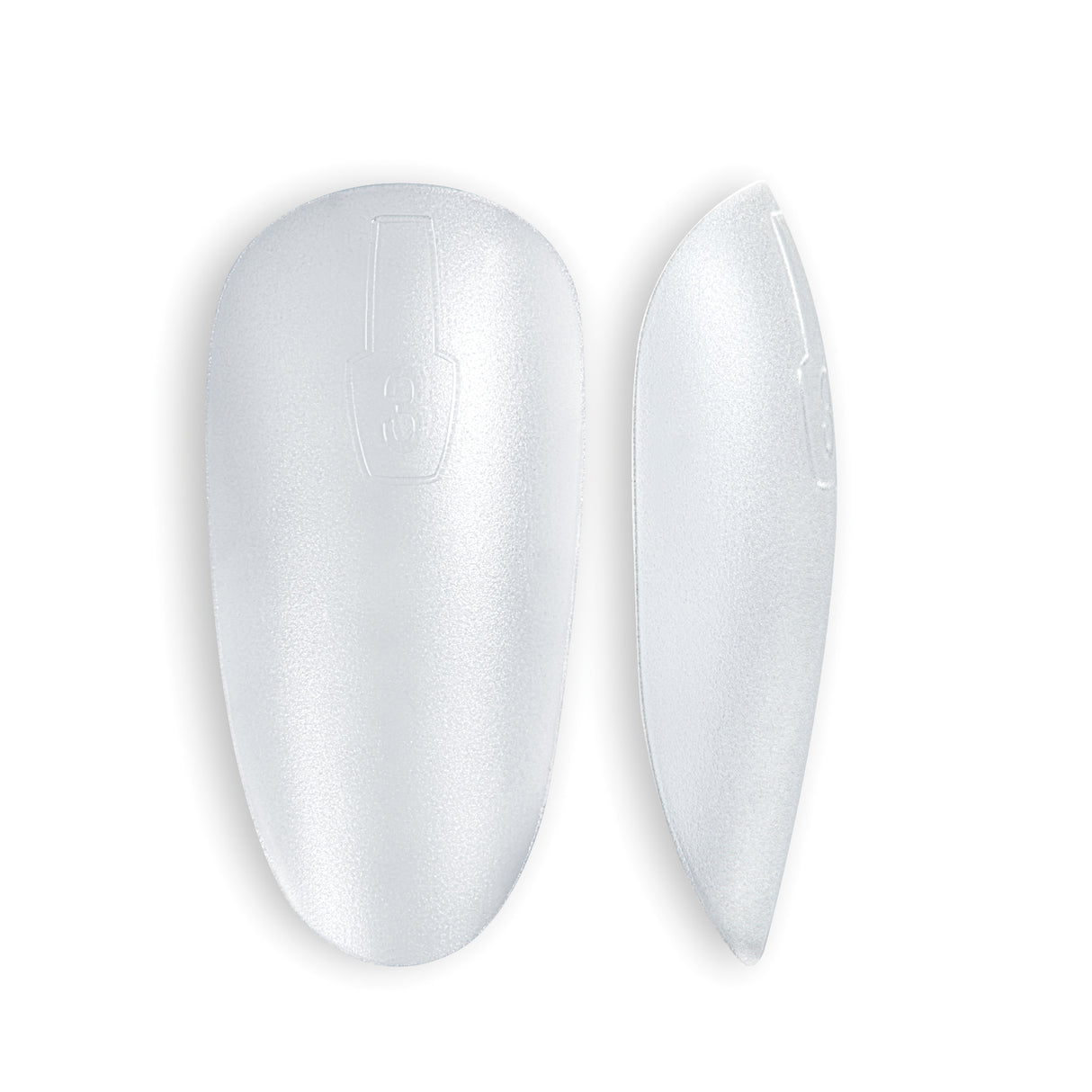 OPI GELevate Soft Gel Tips - Medium Round Clear Tip Close Up View