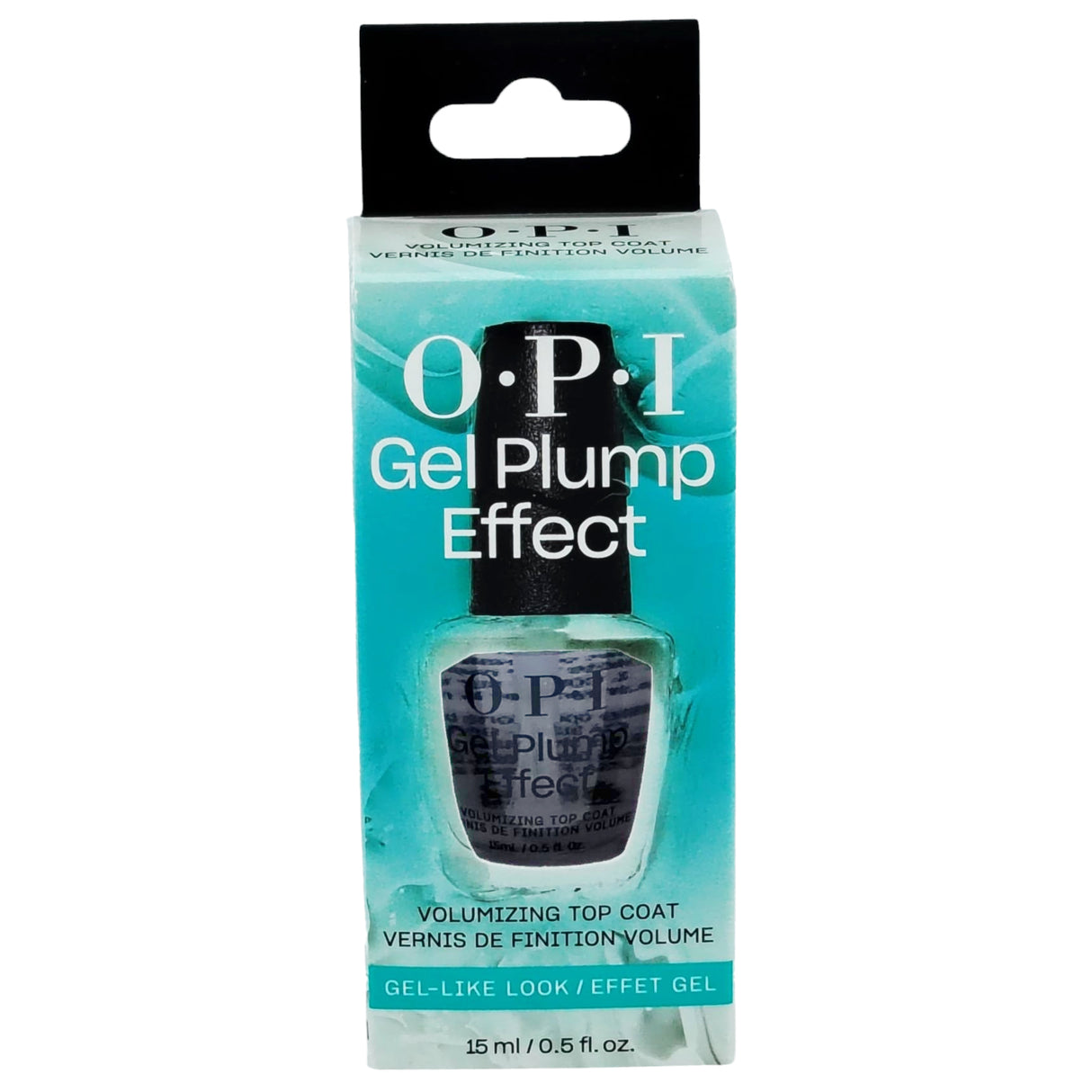 OPI Gel Plump Effect Top Coat (NTT36) Box Front View