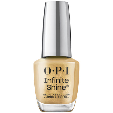 OPI Infinite Shine Gel-Like Polish Bottle | 24/7 Carat (IS L106) | Metallic Gold