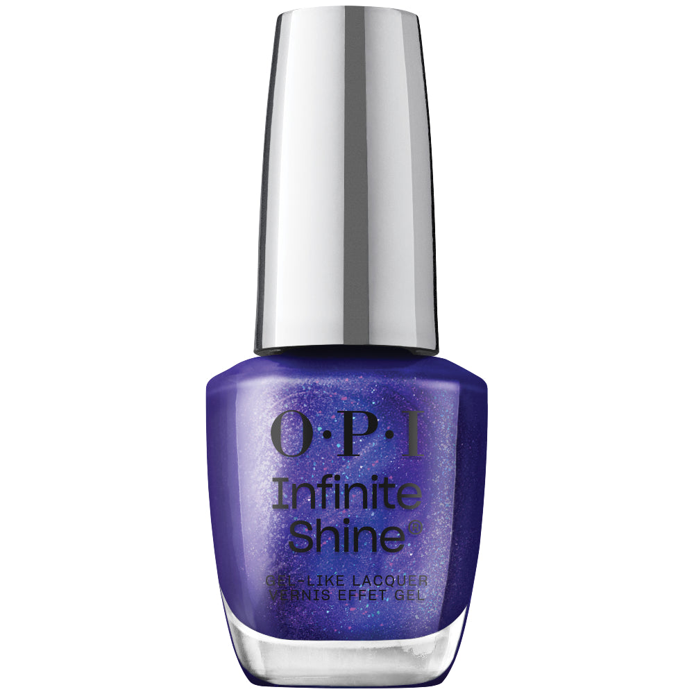 OPI Infinite Shine Gel-Like Polish Bottle | AM 2 PM (IS L128) | Shimmery Blue-Purple