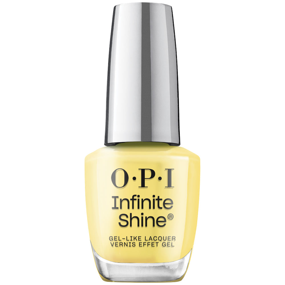 OPI Infinite Shine Gel-Like Polish Bottle | Its Always Stunny (IS L113) | Bright Yellow Crème
