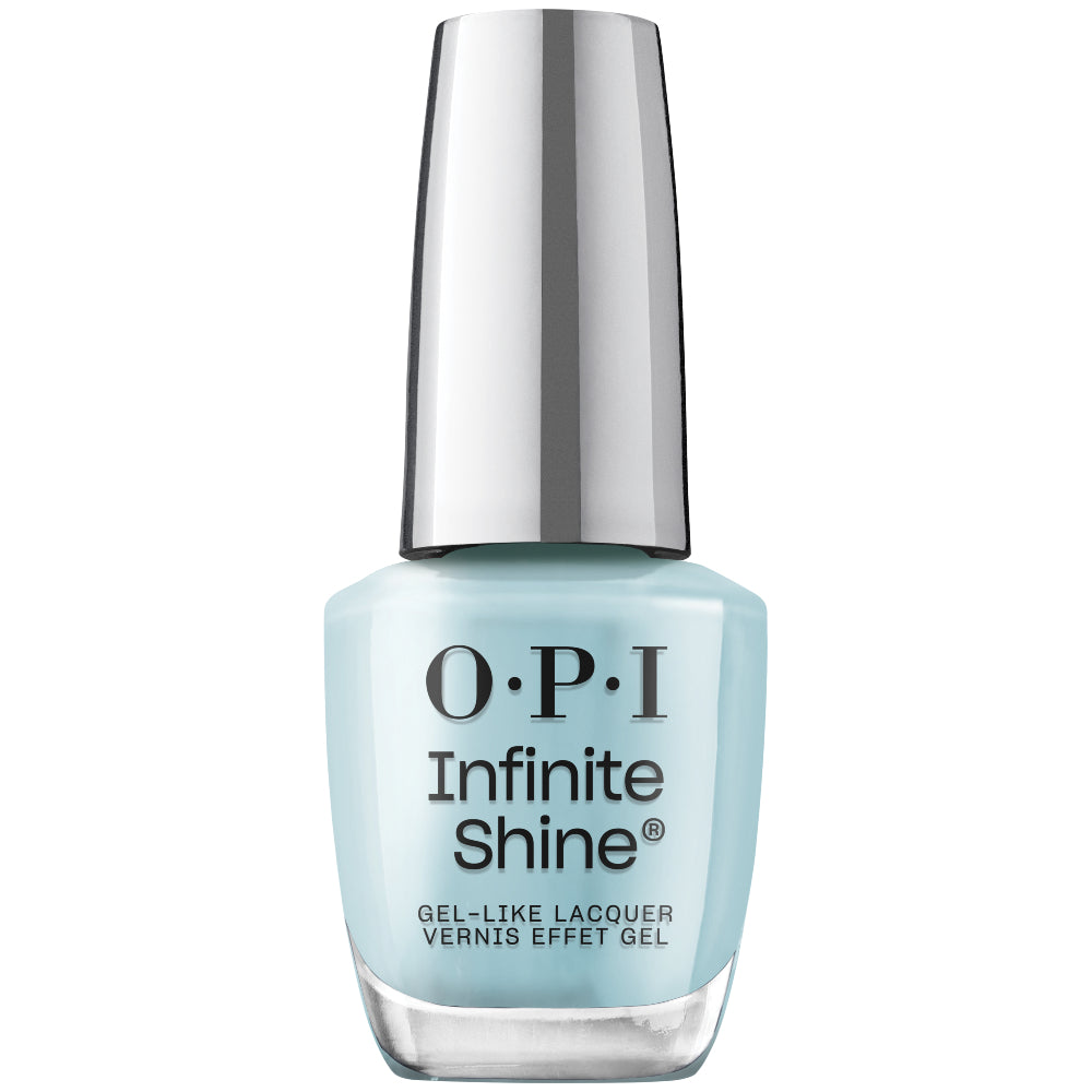 OPI Infinite Shine Gel-Like Polish Bottle | Last from the Past (IS L124) | Soft Blue Crème
