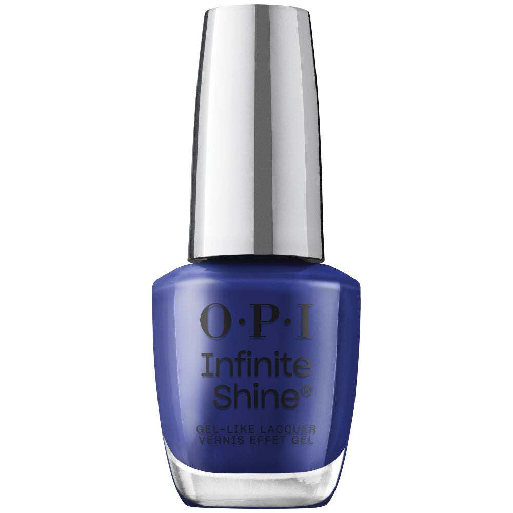 OPI Infinite Shine Gel-Like Polish Bottle | No Chips on my Shoulder (IS L127) | Navy Blue Crème