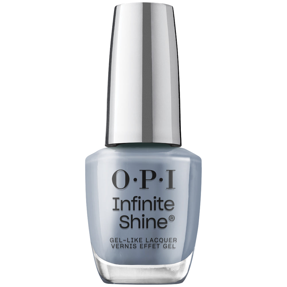OPI Infinite Shine Gel-Like Polish Bottle | Pure Jean-ius (IS L110) | Blue-Gray Crème