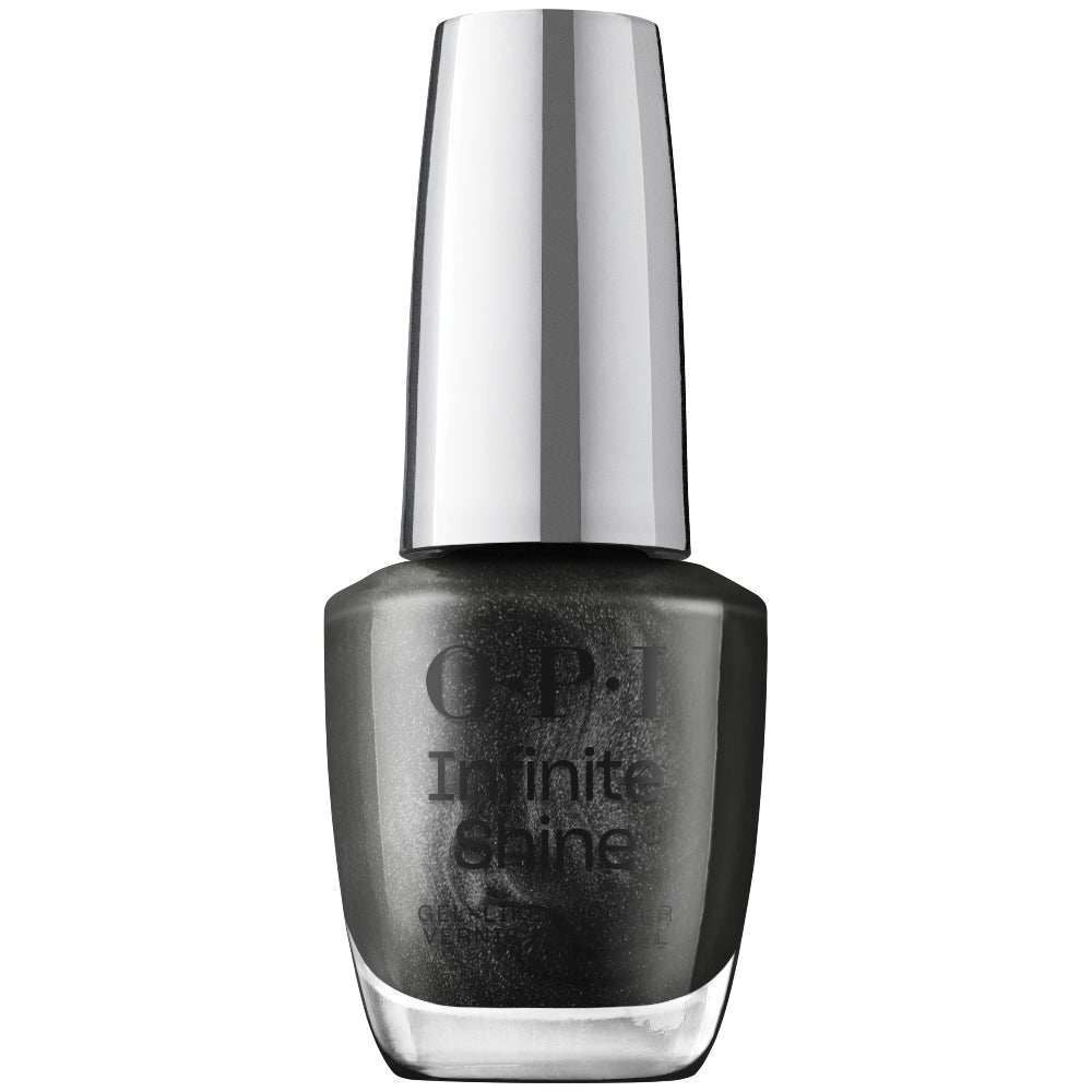 OPI Infinite Shine Gel-Like Polish Bottle | Stay & Night (IS L108) | Creamy Black