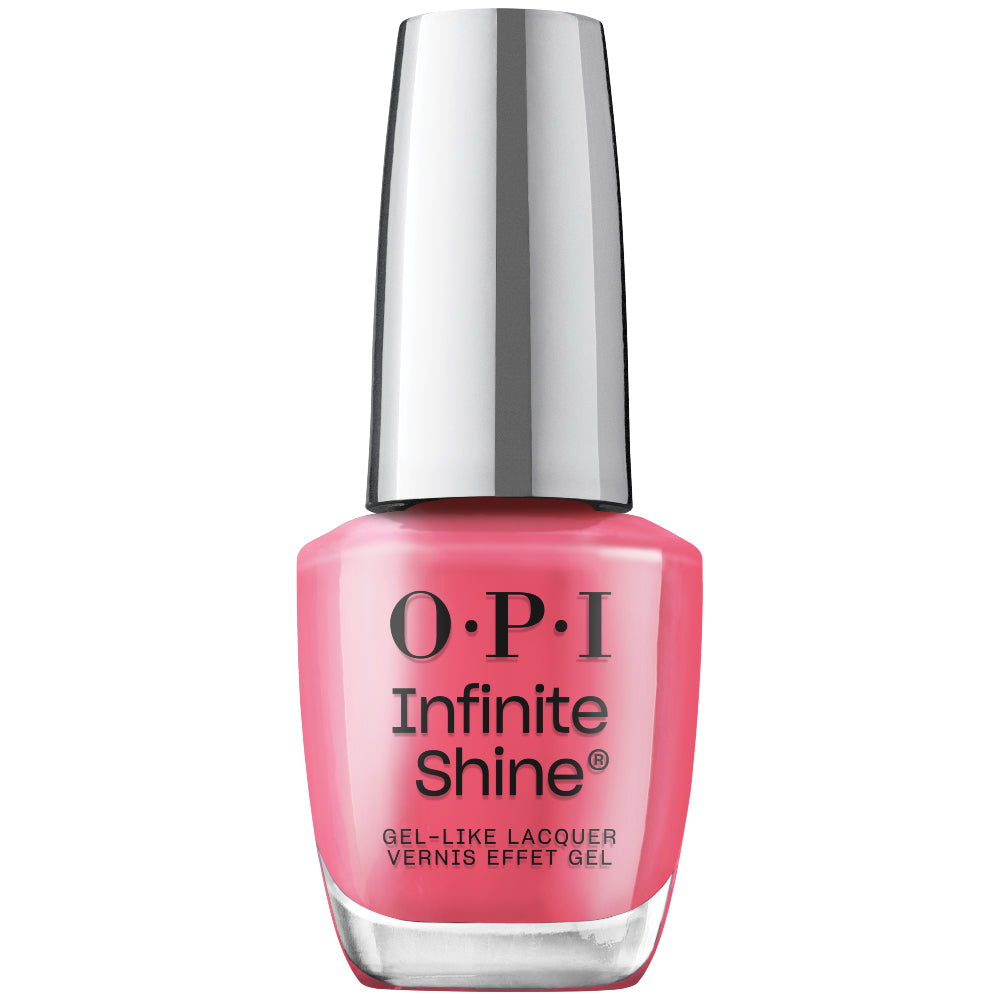 OPI Infinite Shine Gel-Like Polish Bottle | Strawberry Margarita (IS LM23) | Hot Pink Crème
