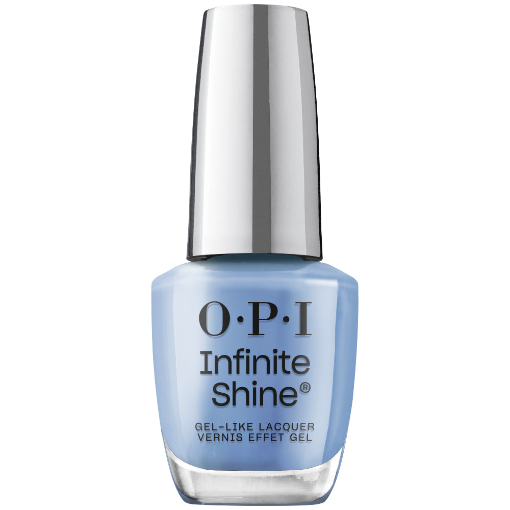 OPI Infinite Shine Gel-Like Polish Bottle | Strongevity (IS L126) | Soft Light Blue Crème