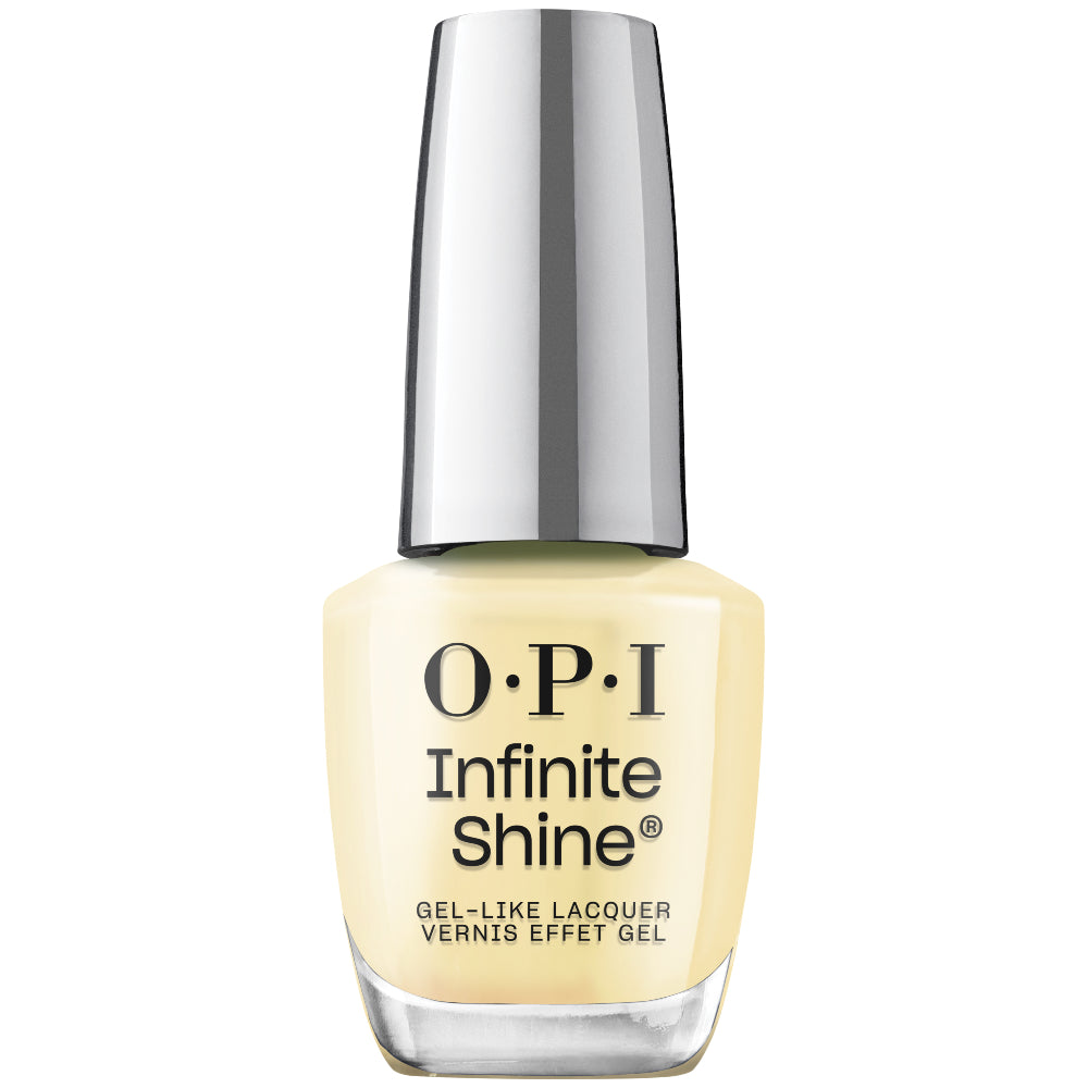 OPI Infinite Shine Gel-Like Polish Bottle | This Chic is Bananas (IS L112) | Banana Yellow Crème