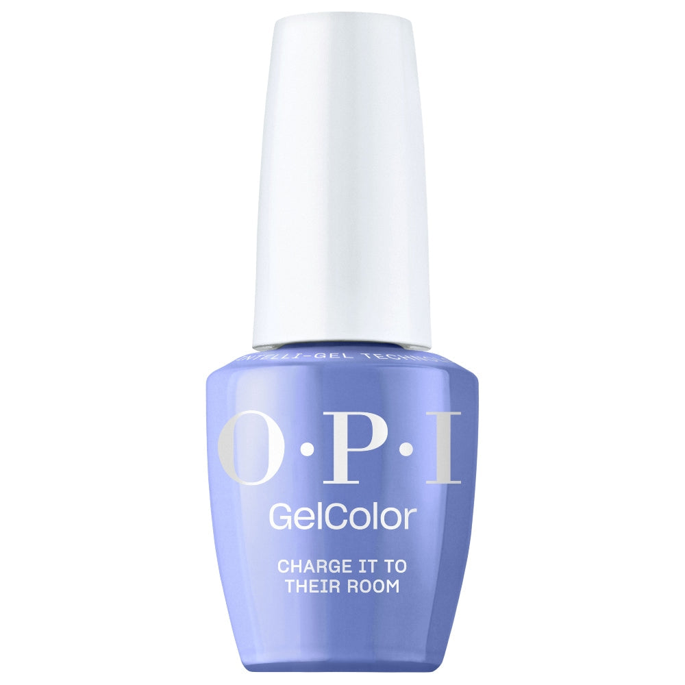 OPI Intelli-Gel Bottle | Charge it to their Room (GCT P009) | Medium Blue