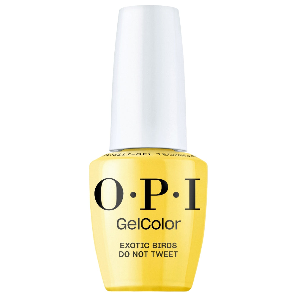 OPI Intelli-Gel Bottle | Exotic Birds Do Not Tweet (GCT F91) | Radiant Yellow