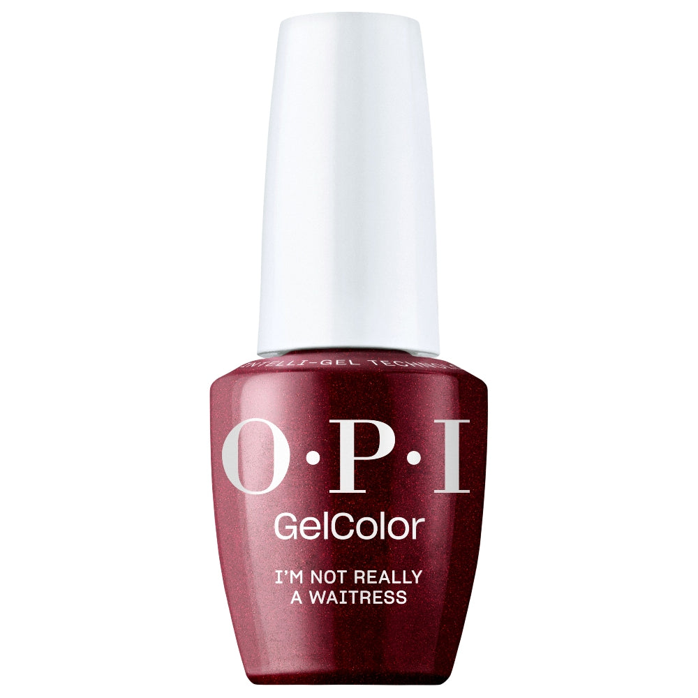 OPI Intelli-Gel Bottle | I'm Not Really a Waitress (GCT H08) | Rich Burgundy Shimmer