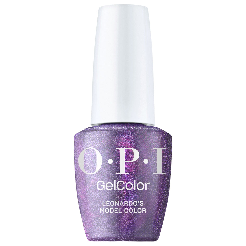 OPI Intelli-Gel Bottle | Leonardo’s Model Color (GCT MI11) | Glitter Purple