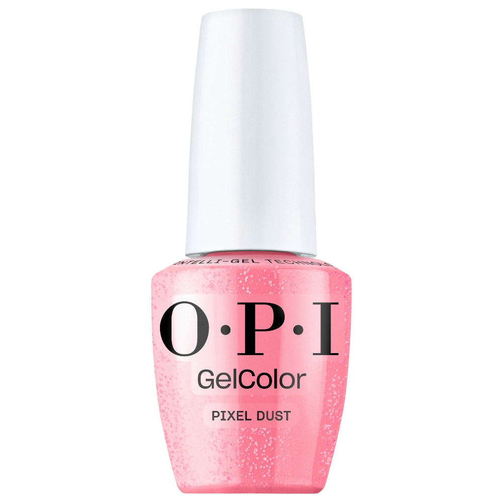 OPI Intelli-Gel Bottle | Pixel Dust (GCT D51) | Metallic Pink