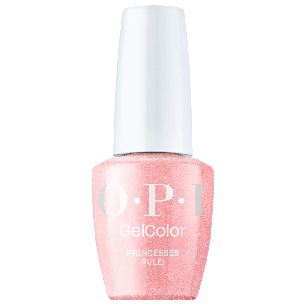 OPI Intelli-Gel Bottle | Princesses Rule! (GCT R44) | Sparkly Shimmery Pink