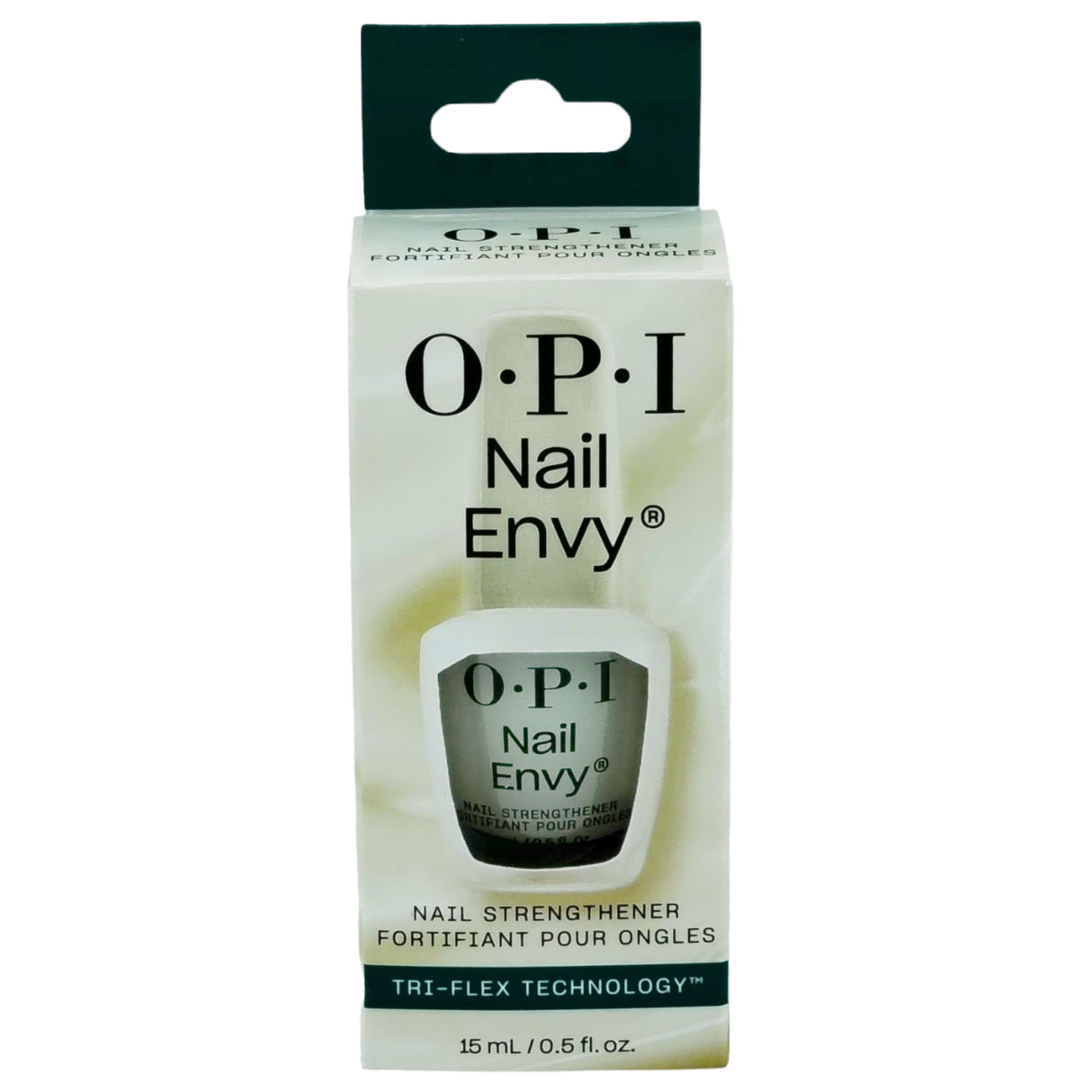 OPI Nail Envy Tri Flex Nail Strengthener Box Front View - Original 15ml 0.5oz