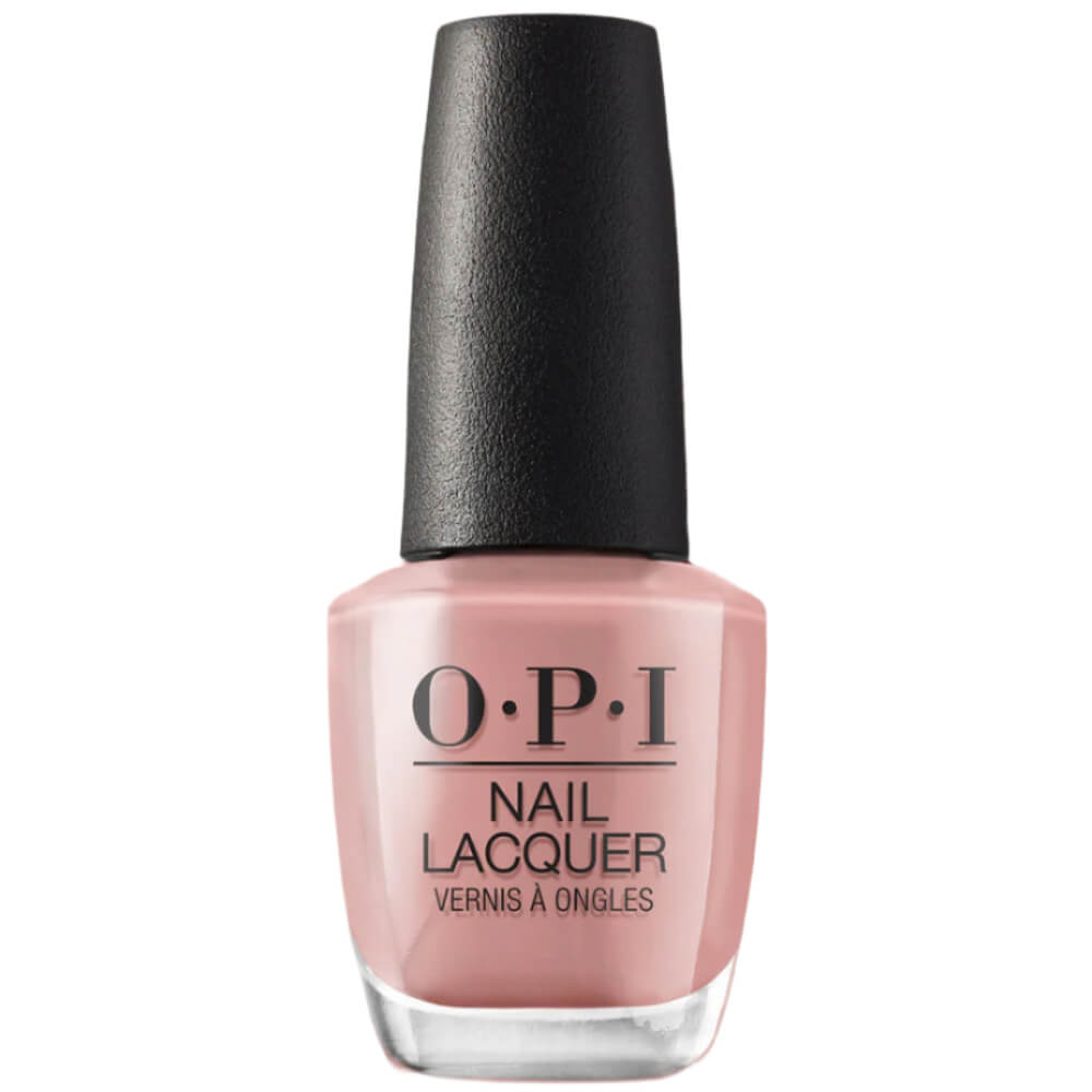 OPI Nail Polish Bottle | Barefoot In Barcelona (E41) | Creamy Dark Beige Nude