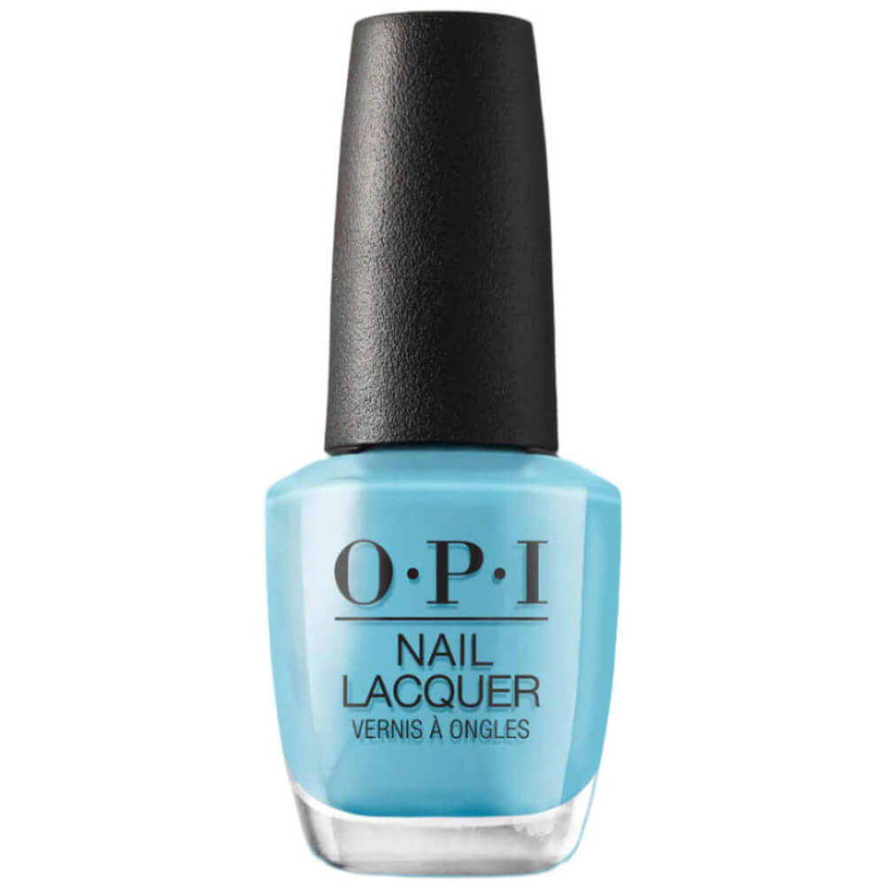 OPI Nail Polish Bottle | Can't Find My Czechbook (E75) | Aqua Blue