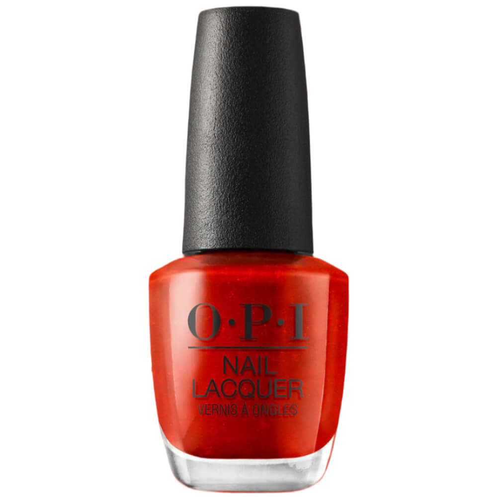 OPI Nail Polish Bottle | Gimme a Lido Kiss (V30) | Red Shimmer