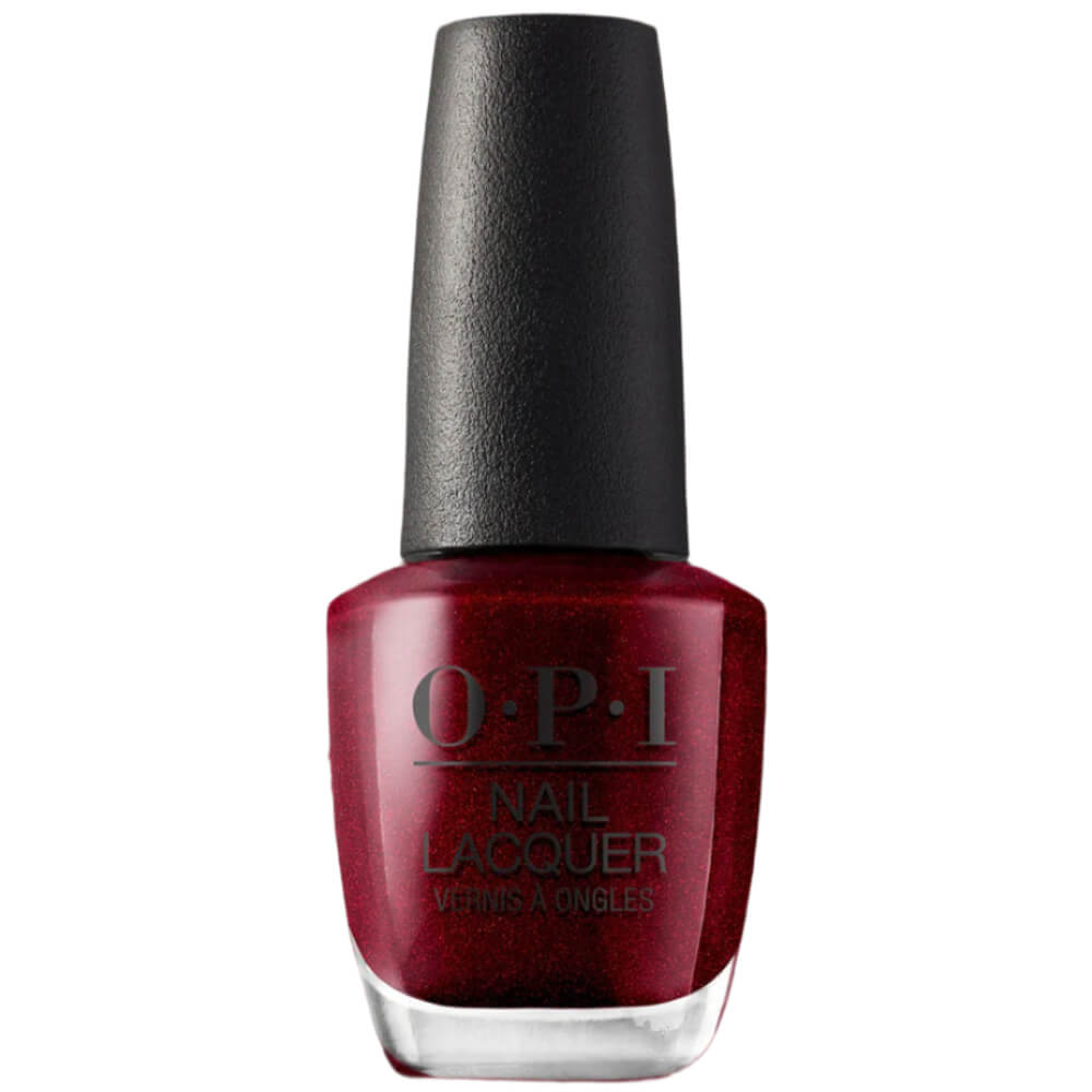 OPI Nail Polish Bottle | I'm Not Really a Waitress (H08) | Rich Burgundy Shimmer