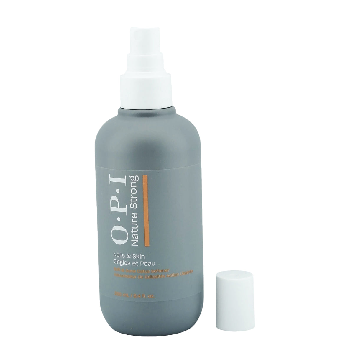 OPI Nature Strong Nails & Skin - Callus Softener 250ml - Bottle With Lid Off View