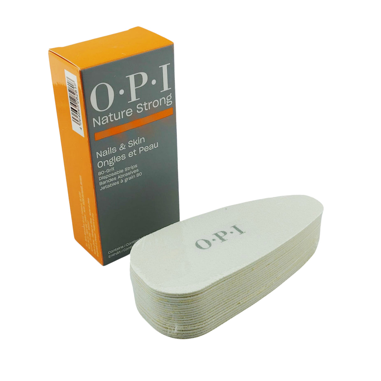 OPI Nature Strong Nails & Skin - Disposable 80 Grit Strips Pack Content View