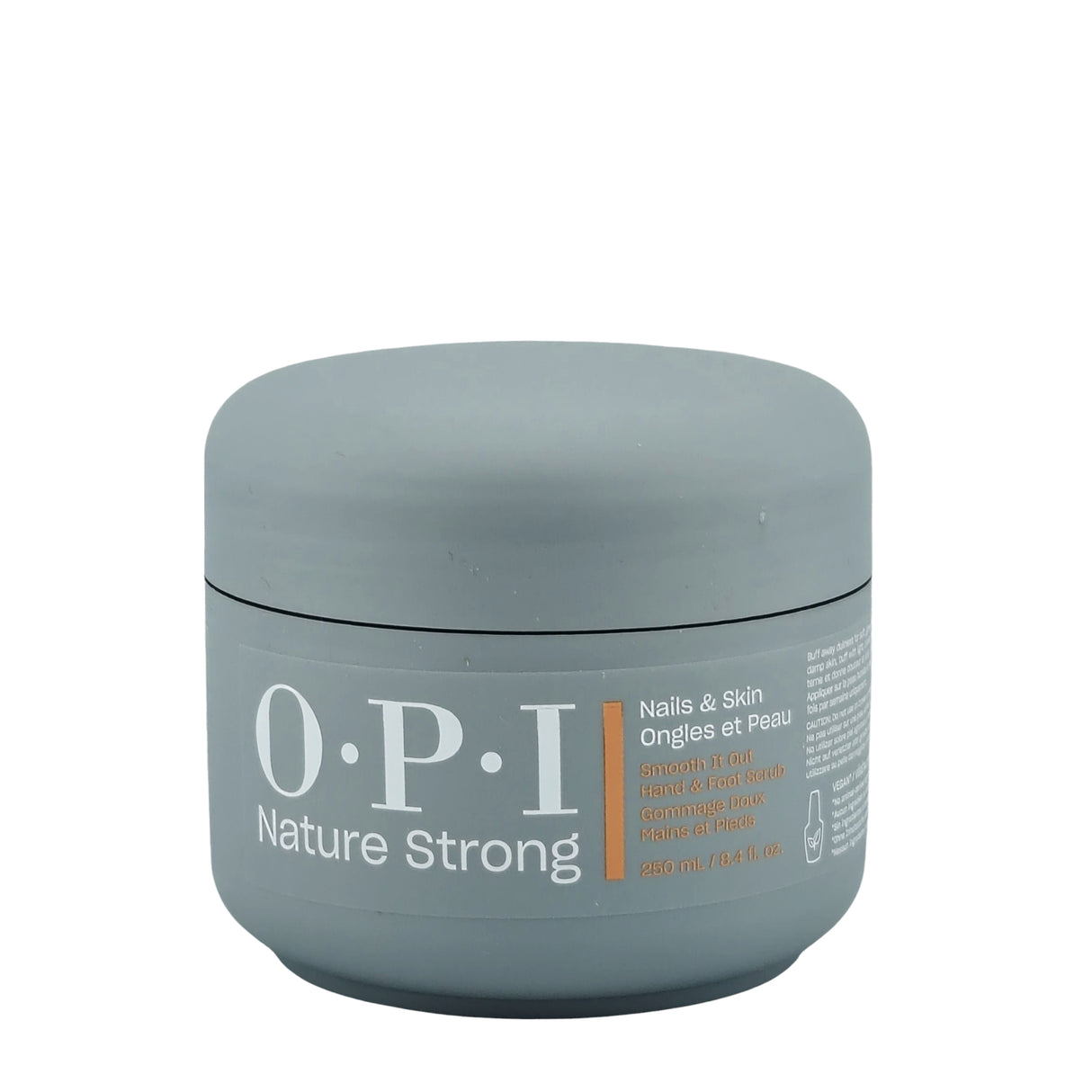 OPI Nature Strong Nails & Skin - Hand & Foot Scrub 250ml Jar Front View