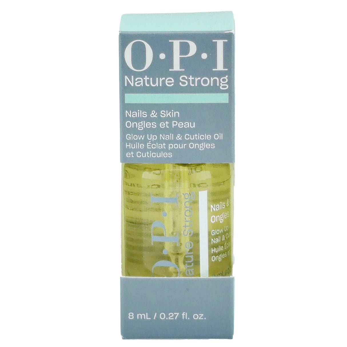 OPI Nature Strong Nails & Skin Cuticle Oil 8ml 0.27oz Box Front View