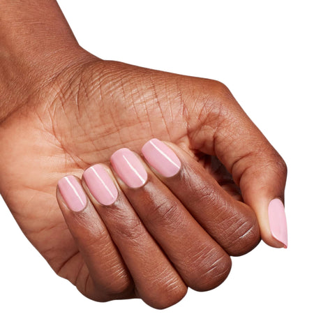 OPI Nature Strong Polish Blossom Into Awesome Soft Baby Pink Colour On Finger Nails