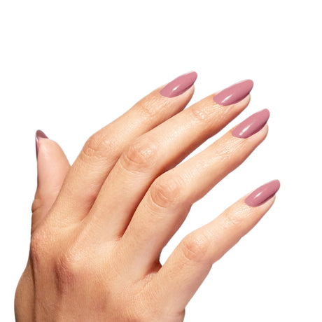 OPI Nature Strong Polish For What It’s Earth Grapefruit Pastel Pink Colour On Finger Nails
