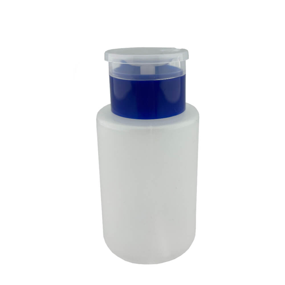 Plastic Liquid Pump Bottle Dispenser 120ml Close Lid