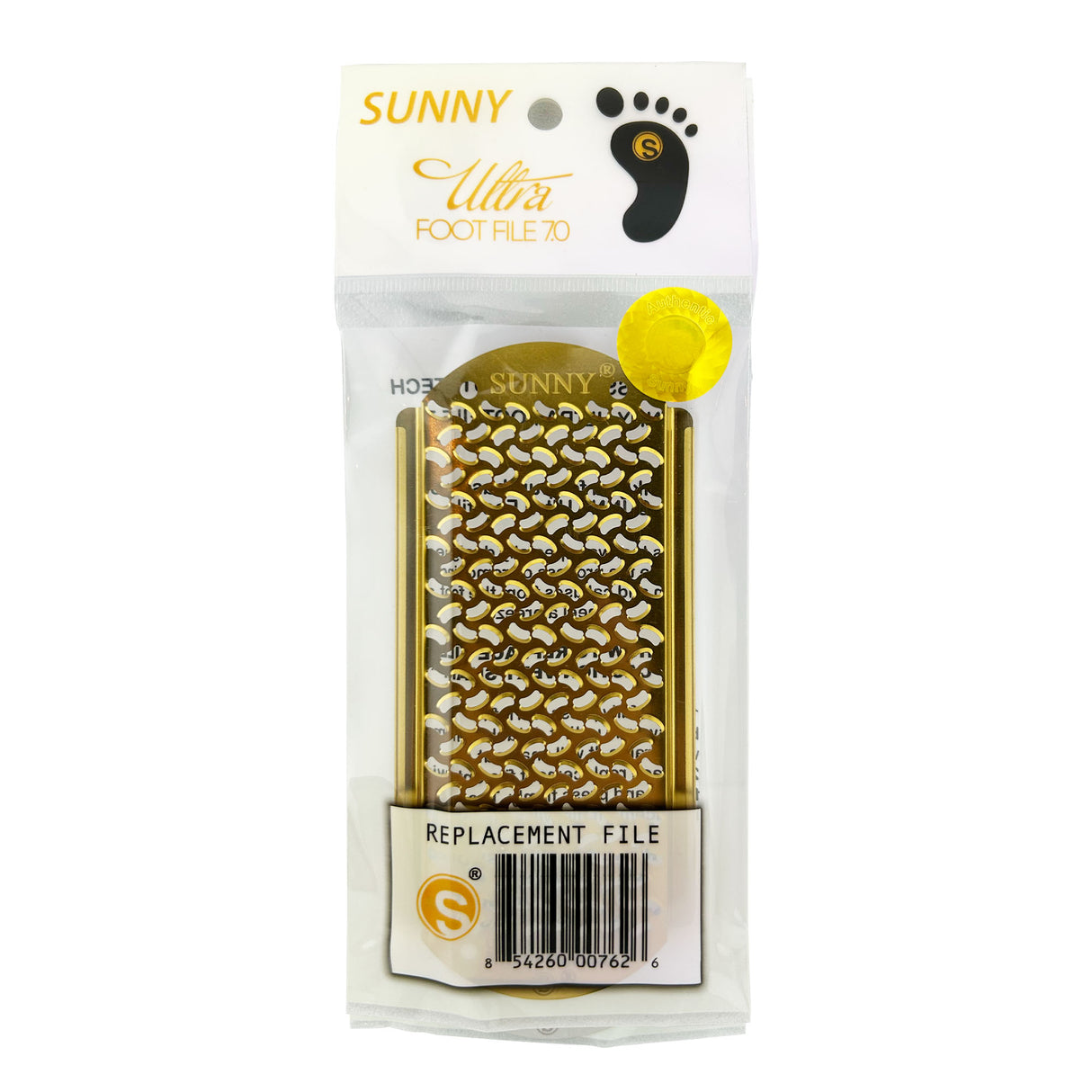 Sunny Callus Remover Ultra Foot File 7.0 Replacement Head Gold Colour Pack