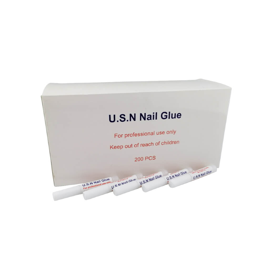 USN Adhesive Nail Tips Glue 200pcs Box