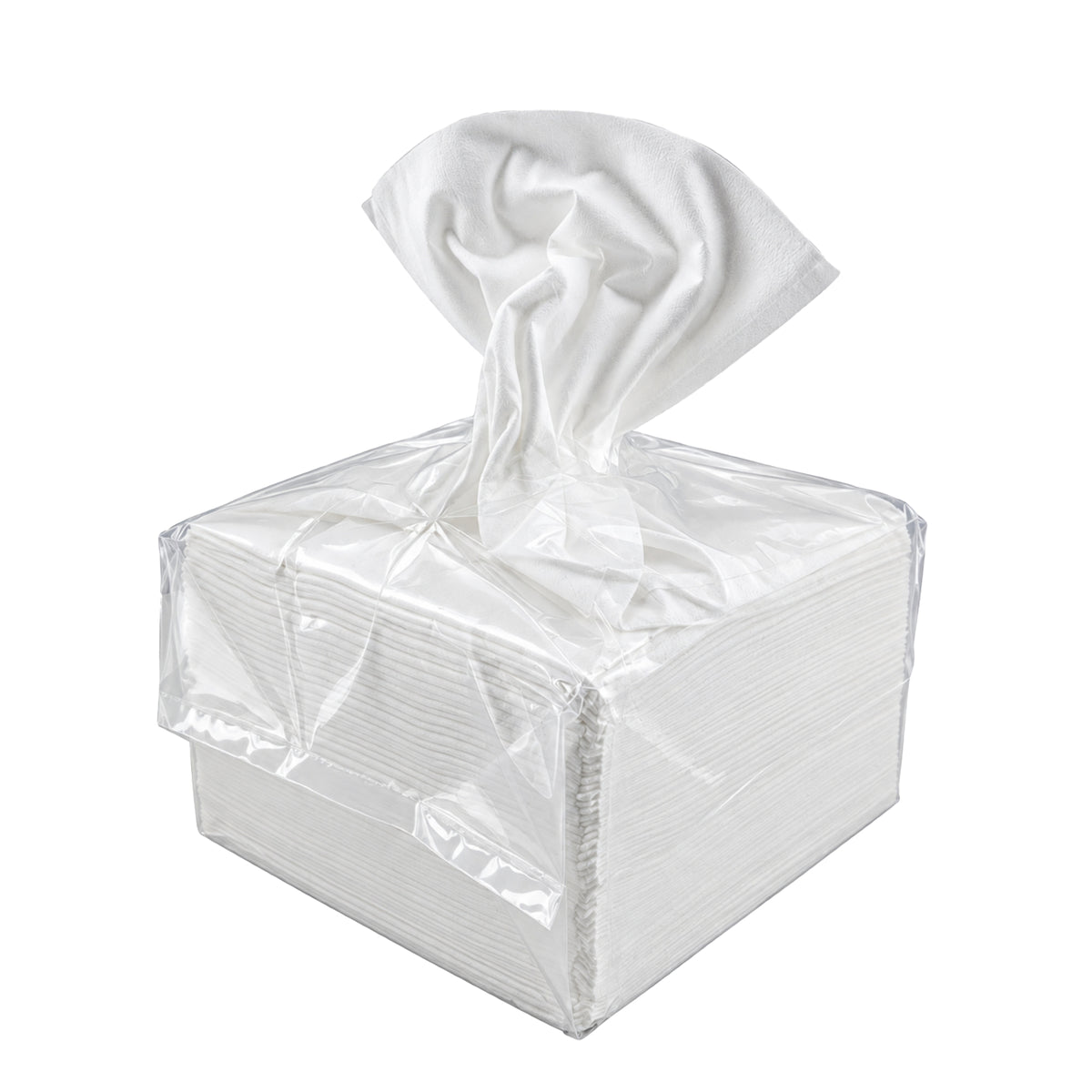 White Disposable Salon Towels 40x80cm - Biodegradable Viscose Towels - Open Front View