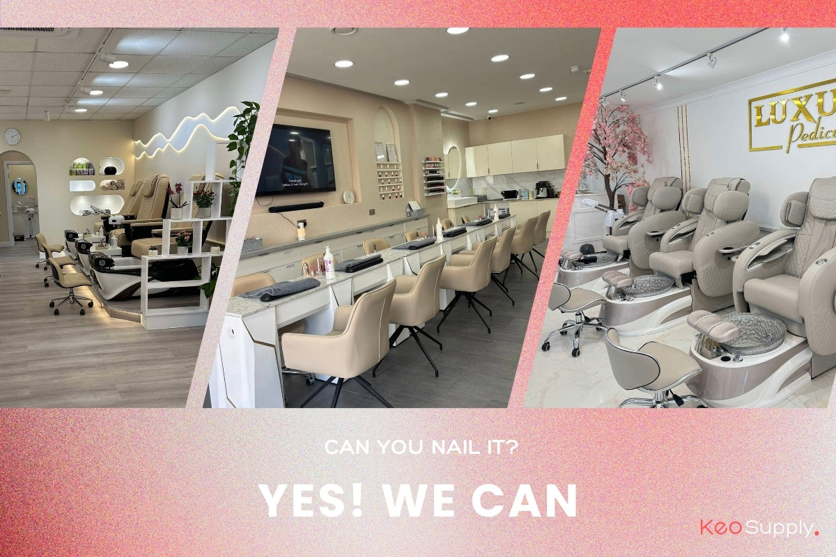 Transforming Salons with Keo Supply’s Pedicure Chairs and Manicure Tables: A Showcase of Excellence
