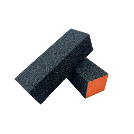 3-Way Buffer Orange Block 100/180 Black Sand Stacked