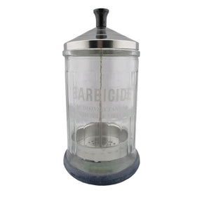 Barbicide Disinfecting Mid-Size Jar Front View