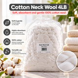 Cotton Neck Wool 4lb 100% Infographic AI Image