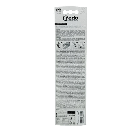 Credo DuoSoft Foot File Black Handle Box Back View